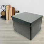 Lineco Record Storage Box 12x15x10 inch, Acid-Free Gray Boxboard, 2 Pack - Image 7