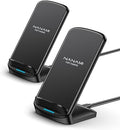 NANAMI Wireless Charger 2 Pack, 10W Nightstand Fast Cordless Charging Stand by NANAMI