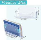 Thenshop 64 Pack Business Card Holder Clear Acrylic Stand, Desktop Style - Image 2