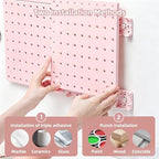 VUSIGN Peg Board Combination Kit 22"x22" Pegboards, Pink - Image 4
