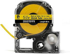 LABELWORKS Epson 205STBYPX Heat Shrink Tube - Black on Yellow - 5mm - Image 5