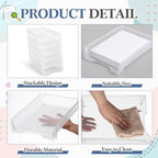 Geetery Turn in Trays Classroom, Clear, Set of 12 - Image 3
