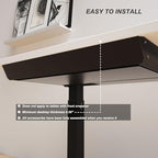 Large Under Desk Mounted Sliding Drawer with Pencil Tray and 60 Degree Tilt Panel to Pull Out, 22'' Long & 13'' deep Large Storage Organizer for Sit Stand Workstation - Image 7