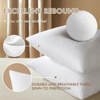 MIULEE 12x20 Inches Pillow Inserts Pack of 4, Decorative Throw Pillow Inserts for Couch - Image 3