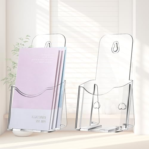 20 Pcs Acrylic Brochure Holder 4x7.9 Inch Brochure Display Stand - Image 4
