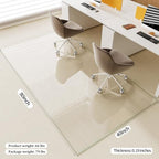 [Tempered Glass] 40" x 80" Glass Office Chair Mat for Carpet - Image 3
