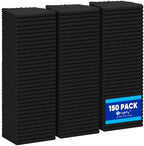 Orighty Microfiber Cleaning Cloth Bulk, 150 Pack Shop Towels 12x12in, Black by AllRightinOrighty