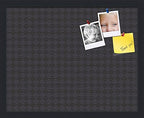 PinPix 20x16 inch Cork Bulletin Board. This Decorative Framed Pin Board Comes with Diamond Pattern in Shades of Grey Design and Satin Black. Ideal for Home, Office Decor or School (PinPix-373) by PinPixBulletinBoards
