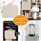 DocSafe 5200°F Fireproof Document Organizer Box with Lock, Beige (Soft) - Image 6