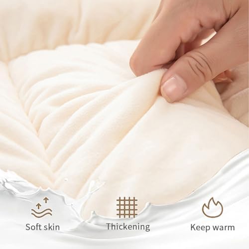 Desk Chair Cushion Office Chair Cushions with Removable Cover Soft Seat Pad Dorm Seat Pad with Back Support Rocking Chair Cushions,90×50cm - Image 3