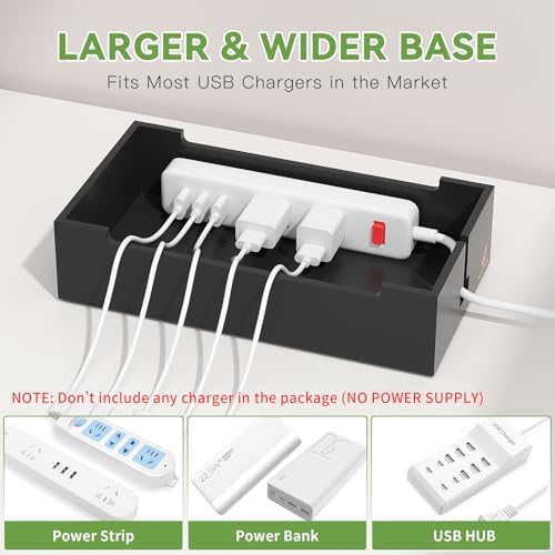 Pezin & Hulin Cord Organizer Box with 6 Wire Cables-Natural + Black - Image 5