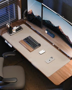 Extra Large Desk Mat - 63"x 17" Non-Slip Desk Pad for Office and Home - Ideal for Large Mouse Pad and Desk Mats on Top of Desks(Beige) - Image 6