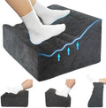 Under Desk Foot Rest, Adjustable Height Foot Stool for Office by XYRONICA