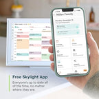 Skylight Calendar – 15" Touchscreen Digital Calendar & Chore Chart, White - Image 5