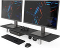 Fenge 39.4” Dual Monitor Stand with Height Adjustable Legs, Black by Fenge