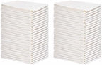 Wholesale Flour Sack Kitchen Towels – 50 Pack, Unbleached, All-Natural 100% Cotton Bulk Flour Sack Towels – Toxic-Free and Dye-Free - Extra Large Size 27”x27” (Natural – 50 Pack) by OrganicCottonMart