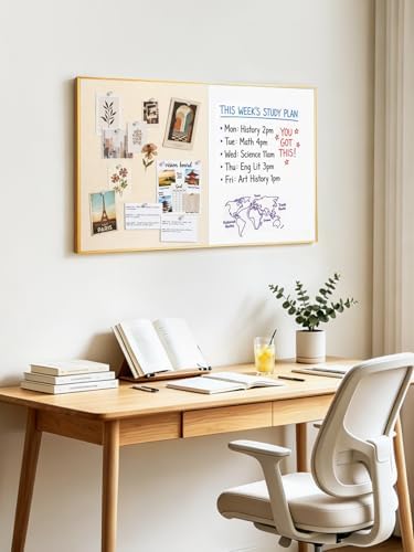 ARCOBIS Dry Erase Cork Board Combo - Image 2
