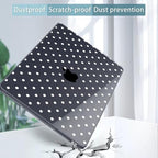 Tuiklol for 2026 2025 2024 2023 MacBook Air 15 inch Case Model M5 A3448 M4 A3241 M3 A3114 M2 A2941 Hard Shell Case for MacBook 15.3'' Cover, Spot-White - Image 5