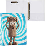 ALAZA Brainrot Tung Tung Tung Sahur (5) 3 Ring Binder 1.5 Inch Three Ring Office Binders w/clipboard & 3 Pockets, Hold 200 Sheets, 2 pcs - Image 3