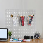 Yookeer 20 Pcs Pegboard Bins and Cups Accessories with Hooks, Clear - Image 5