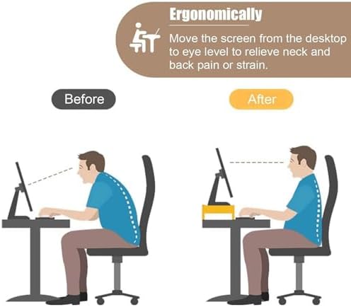 2-Tier Extended Triangle Monitor Stand Riser with Cup Holder & Pegboard Laptop Riser,Wood Desktop Corner Shelf,Computer Laptop Desk Organizer Computer Stand,Space Saving Office Desk Storage Rack - Image 7
