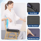 SweetSlubr Seat Cushion, Chair Pad, Memory Foam Tailbone Pain Relief - Image 7