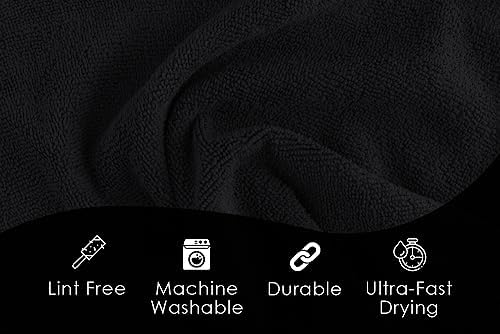 Avalon Towels Microfiber Cleaning Cloths (Value Pack of 48) - Size 16 x 16 Inches, Highly Absorbent Cleaning Rags, Lint Free, Reusable and Washable, Microfiber Towels for Cars - Image 2