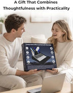 Laptop Stand with Wrist Rest, Reversible Lap Desk with Support - Image 5