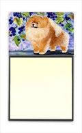 Pomeranian Refiillable Sticky Note Holder or Postit Note Dispenser, 3 x 3 in. by 212+Main