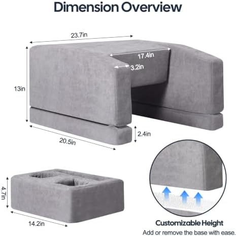 Lap Desk Pillow for Laptop, 2-in-1 Reading Pillow with Arm Rest for Lap - Image 2