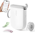 NIIMBOT D11 Upgraded Version 300 DPI Label Maker with Tape, White by NIIMBOT%C2%AE