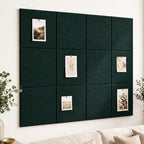 Felt Bulletin Board Tiles, Cork Board Alternative, 48 x 36 in by CreateYourIdealSpace