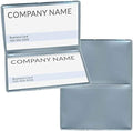 StoreSMART - Metallic Silver Folding Business Card Holders - 250 Pack - Polypropylene Plastic (RPP2915MS-250) by StoreSMART