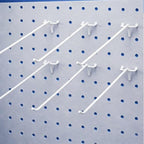 Pack of 200 Heavy Duty Pegboard Hooks – 12 Inches Metal Peg Board Shelving Hook – White Pegboard Display Hooks for Garage Storage & Retail Store Fixtures - Image 6