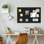 DAHAPYBOO Cork Board with Linen Black,Bulletin Board 36"x24" - Image 4