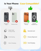 3 in 1 Fast Charging Station for iPhone, 25W Wireless Magnetic Phone Charger for iPhone 17 16e 16 15 14 13 12 Serise, Watch Charger Stand, Wireless Charging Station for AirPods 4 3 Pro, Blue - Image 6