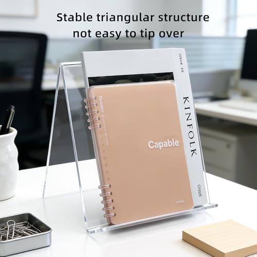 8.5x11 Clear Acrylic Book Stand Easel for Cookbook, Tablet & Vinyl - Image 5