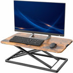 VIVO Vintage Brown 29 in Single Top Standing Desk Converter, DESK-V000UN by VIVO