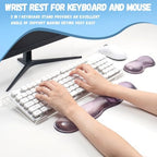 Acrylic Keyboard Stand with Gel Wrist Rest for Keyboard and Mouse Set - Image 6