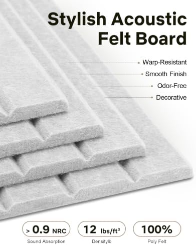 48" x 36" Large Cork Bulletin Board Tiles, Peel and Stick Felt Wall Panels for Vision, Message Center, Picture and Prayer Board for Office, Dorm, Room and Desk Decor(Cold White) - Image 3