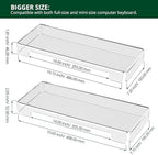 Acrylic Computer Keyboard Cover, Mechanical Keyboard Dust Cover PC Keyboard Cat Protector, Cat Keyboard Protector (2 Pack, Clear) - Image 3