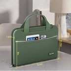 Tamfile Accordion File Organizer, Fireproof Expanding File Folder, Green - Image 6