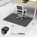 Blvornl Office Chair Mat for Hardwood Floor, Computer Chair Mat, 36"x 48" - Image 2