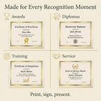 Signature Specialty Certificates, Cream, 8½" x 11", 50 Sheets - Image 6