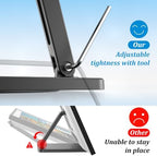 PlusAcc Stand for iPad & Show 15/21 & Tablet, Adjustable Tilt Holder, Black - Image 5