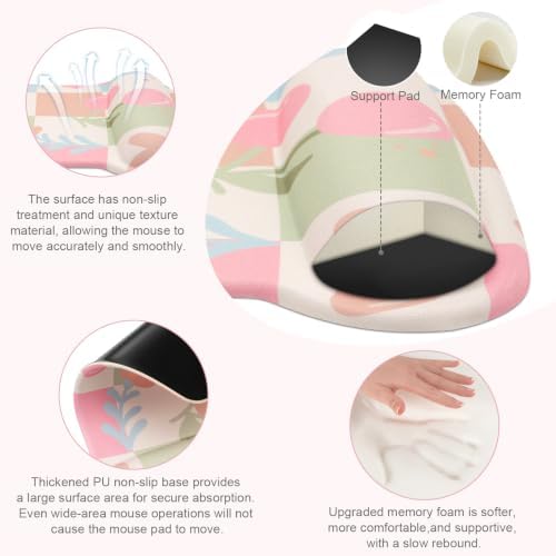 MOSISO Keyboard Mouse Pad Set, Large Gaming Mouse Pad&Keyboard Wrist Rest - Image 3