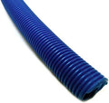 Electriduct 3/4" Split Wire Loom Tubing Polyethylene Corrugated Flexible Conduit (0.75 Inch ID) - Blue - 550 Feet by Electriduct