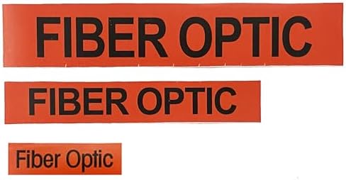 Professional Fiber Optic ID Solutions: Ultra-Durable PA6 Markers & High-Resistant UV-Cured Label Packs (Fiber Optic Label Kit) by 5erLinkTechnology