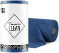 Fantasticlean Microfiber Cleaning Cloth Roll-75 Sheets, 12"x12" (Navy Blue) by Fantasticlean