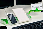 MemoScape Adjustable in-Line Document Holder for Typing | Reduces Neck Strain, Improves Focus, Boosts Desk Organization, and Workflow | Paper Holder Stand for Desk and Home Office - Green (VUR 5020) - Image 4